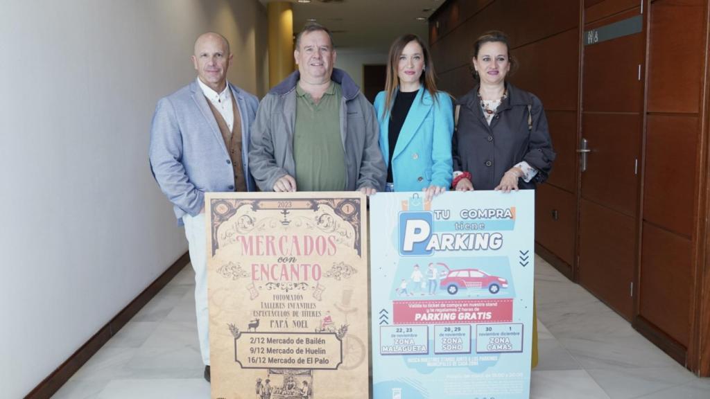 Presentación de la campaña de dinamización del comercio de barrio en Málaga.