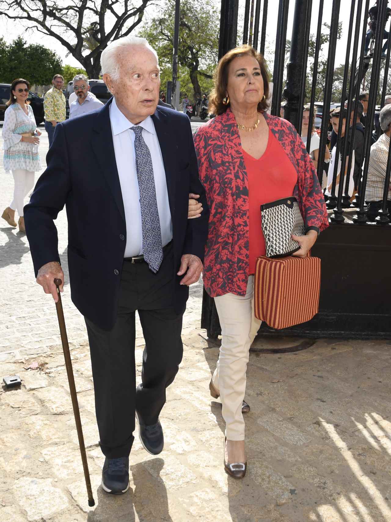 Curro Romero y Carmen Tello en Sevilla.
