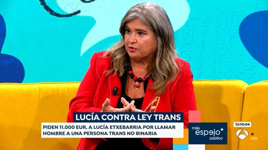 Lucía Etxebarría en 'Espejo Público'.