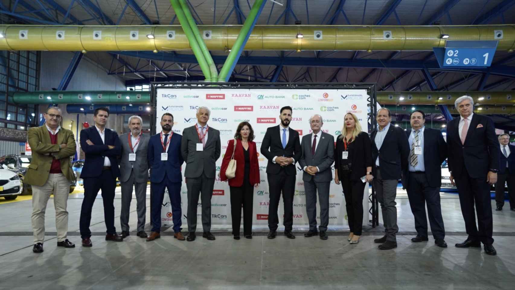 Un momento de la inauguración de Motor Málaga 2023 en el Palacio de Ferias.