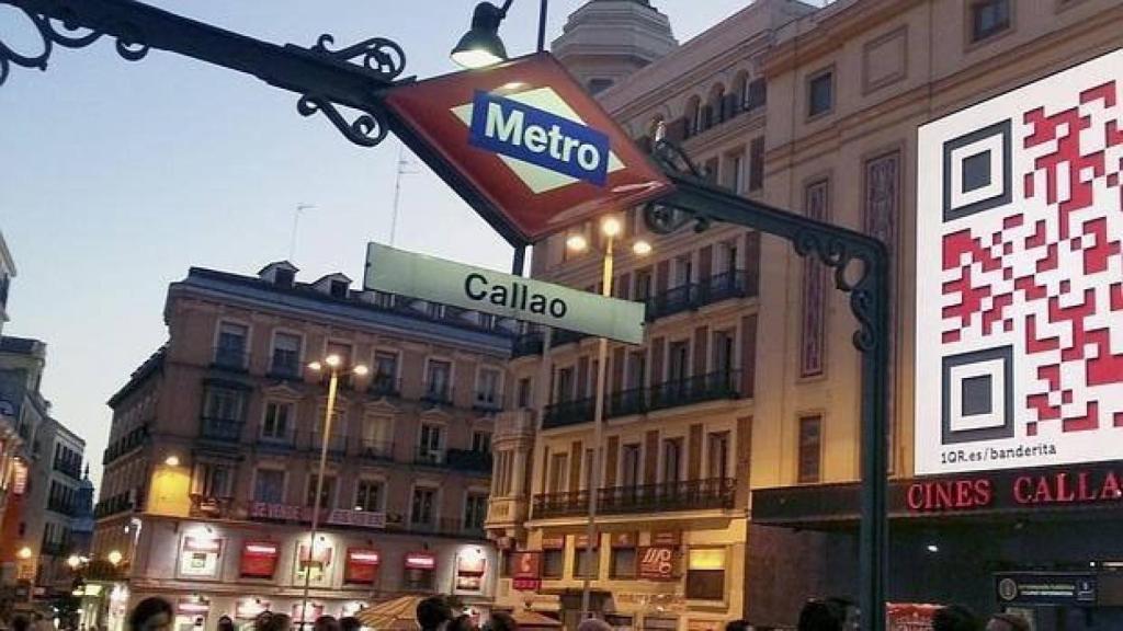 Imagen de la estación de metro de Callao.