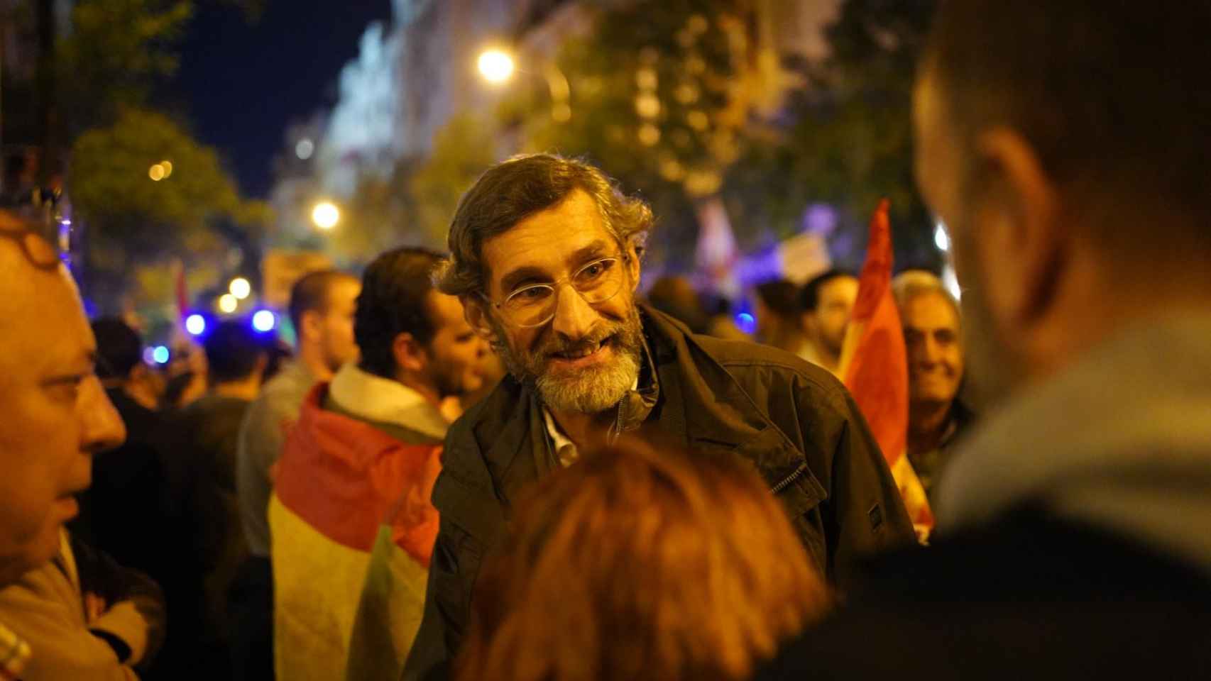 El hombre que gritó España ha despertado, icono de la protesta.