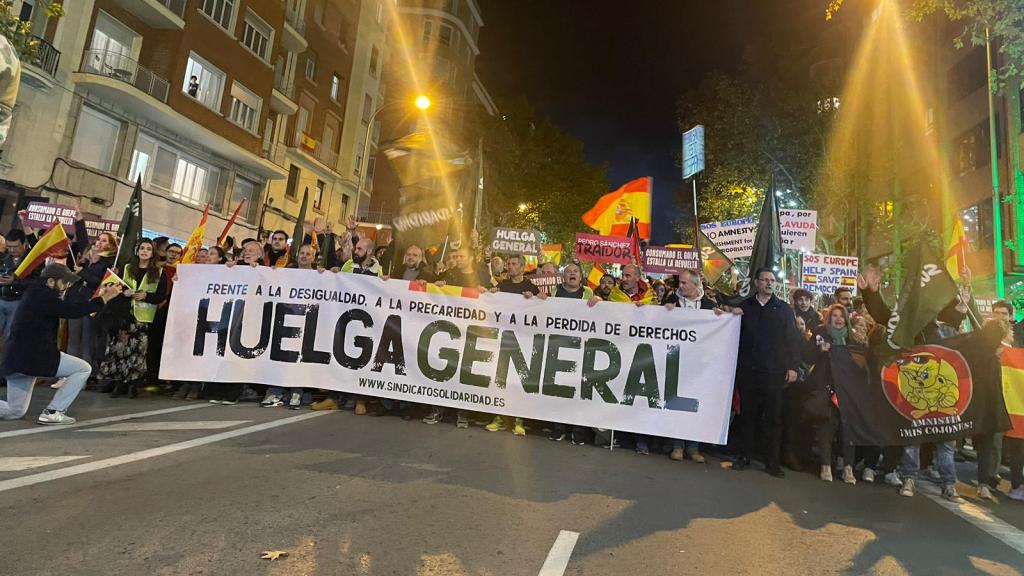 Imagen de las protestas en Ferraz.