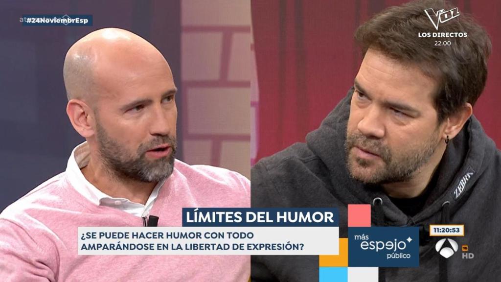 Gonzalo Miró y Juan Dávila en 'Espejo Público'.