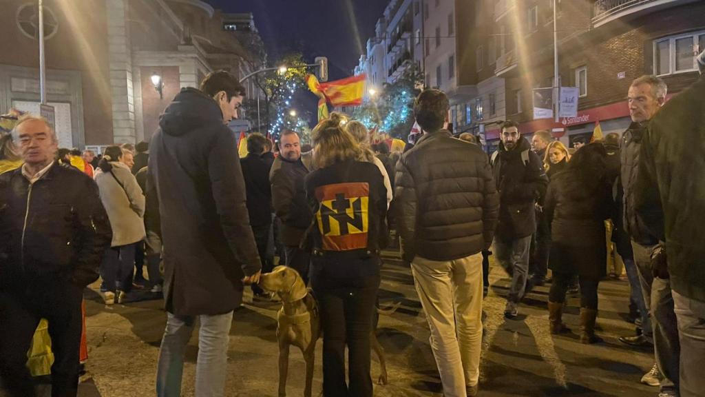 Imagen de las manifestaciones en Ferraz.