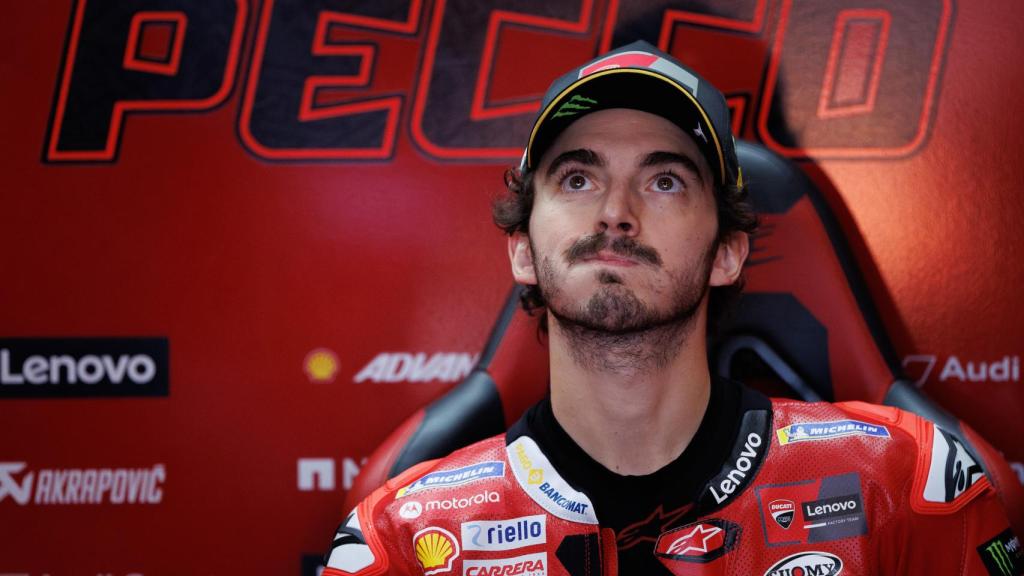 Bagnaia, durante el GP de Cheste