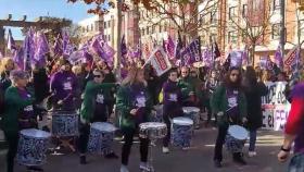 25-N UGT y CCOO se concentran frente a la sede de Presidencia contra Gallardo