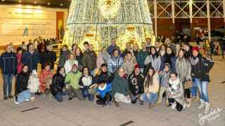 El barrio vallisoletano que junta sus corazones con las luces de Navidad