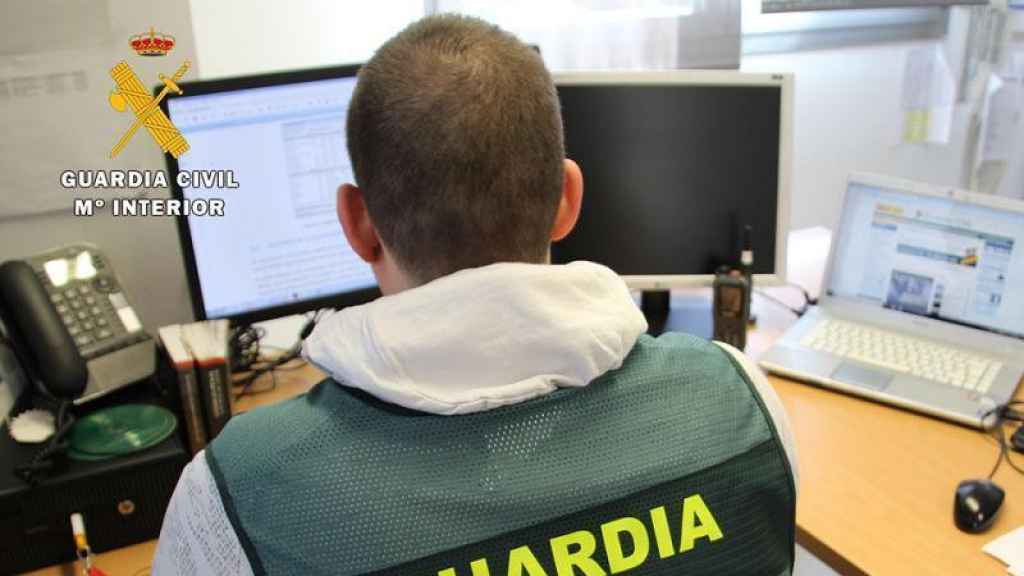 Imagen de la investigación de la Guardia Civil.