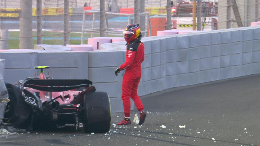 Accidente de Carlos Sainz