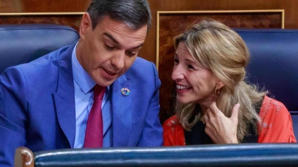 Pedro Sánchez y Yolanda Díaz, en una imagen de archivo de Europa Press