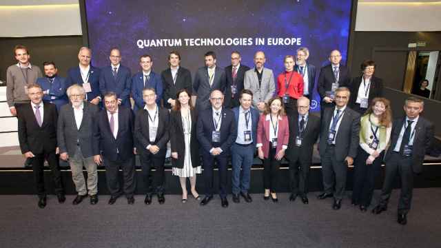 Ponentes del encuentro 'Quantum Technologies in Europe' celebrado esta semana en Madrid.