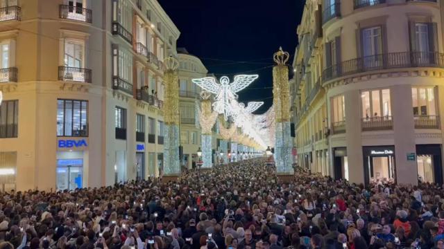 Vídeo de las luces de Navidad en la calle Larios de Málaga