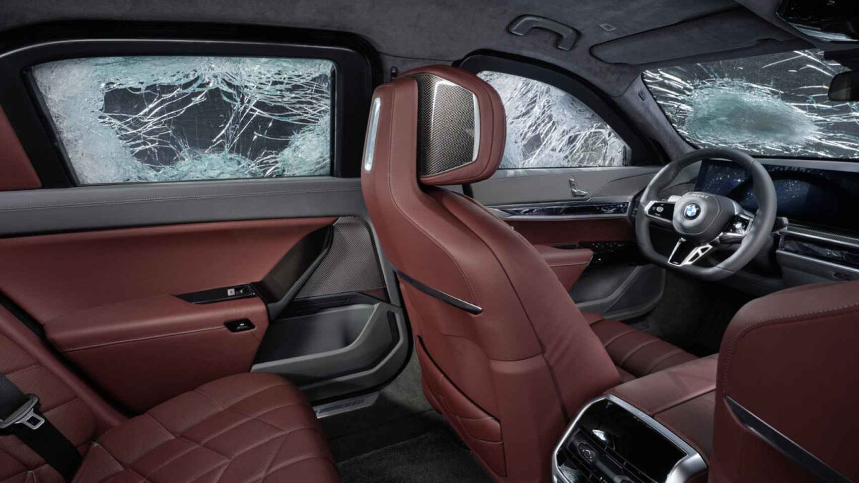 Interior del BMW Serie 7.