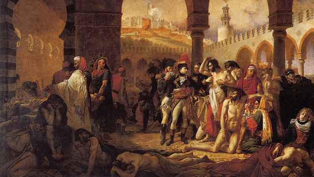 'Bonaparte visitando a los apestados de Jaffa', de Antoine Jean Gros.