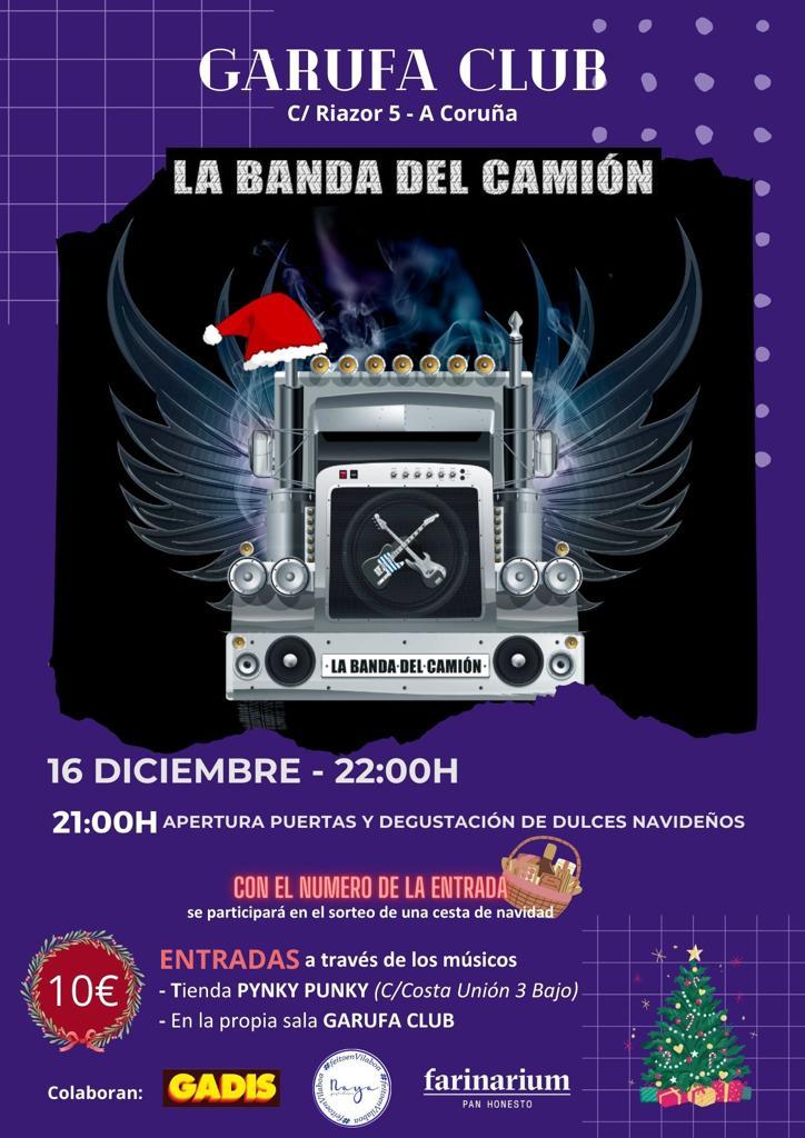 Cartel del concierto despedida de La Banda del Camión (Cedido).