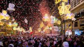 Encendido de las luces de Navidad de Vigo de 2023.