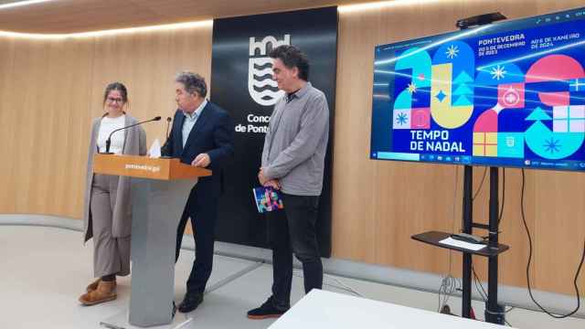 Presentación de la programació de Navidad en Pontevedra.