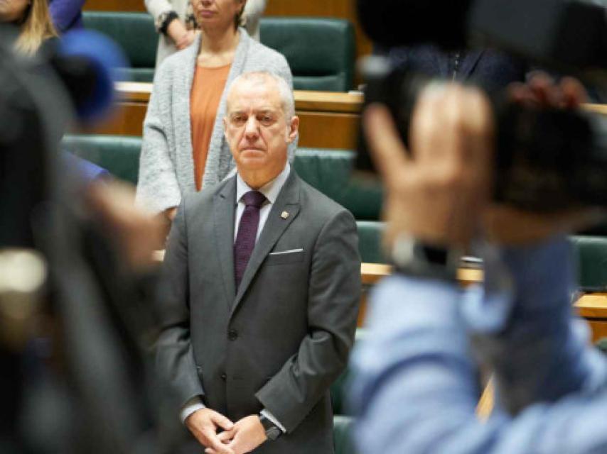 Iñigo Urkullu en el Parlamento vasco.