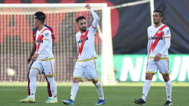 Unai López celebra su gol