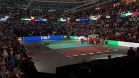 Himno nacional de Italia en la semifinal de la Copa Davis