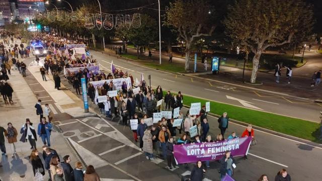 Marcha por el 25N en A Coruña