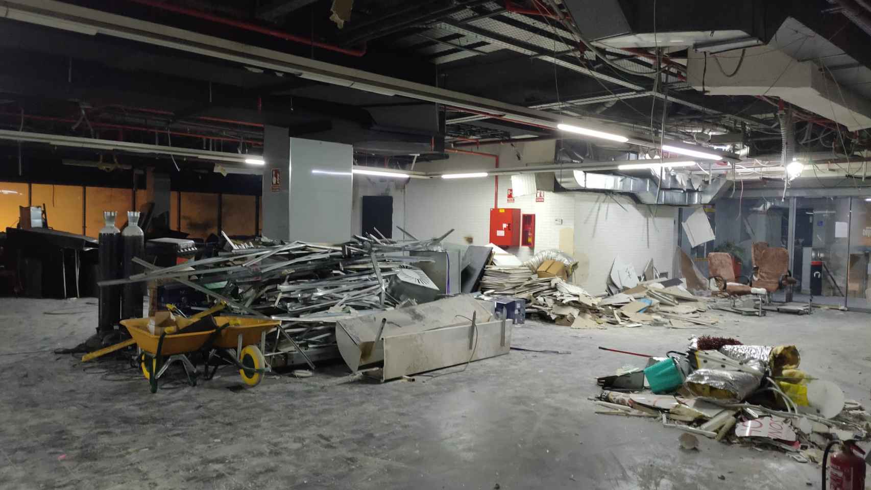 Desmantelamiento de las instalaciones que está llevando a cabo la socimi en Torrijos.