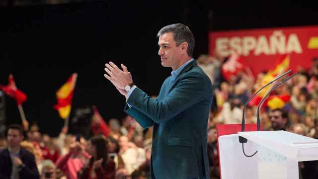 Pedro Sánchez este sábado en un acto del PSOE en Madrid,
