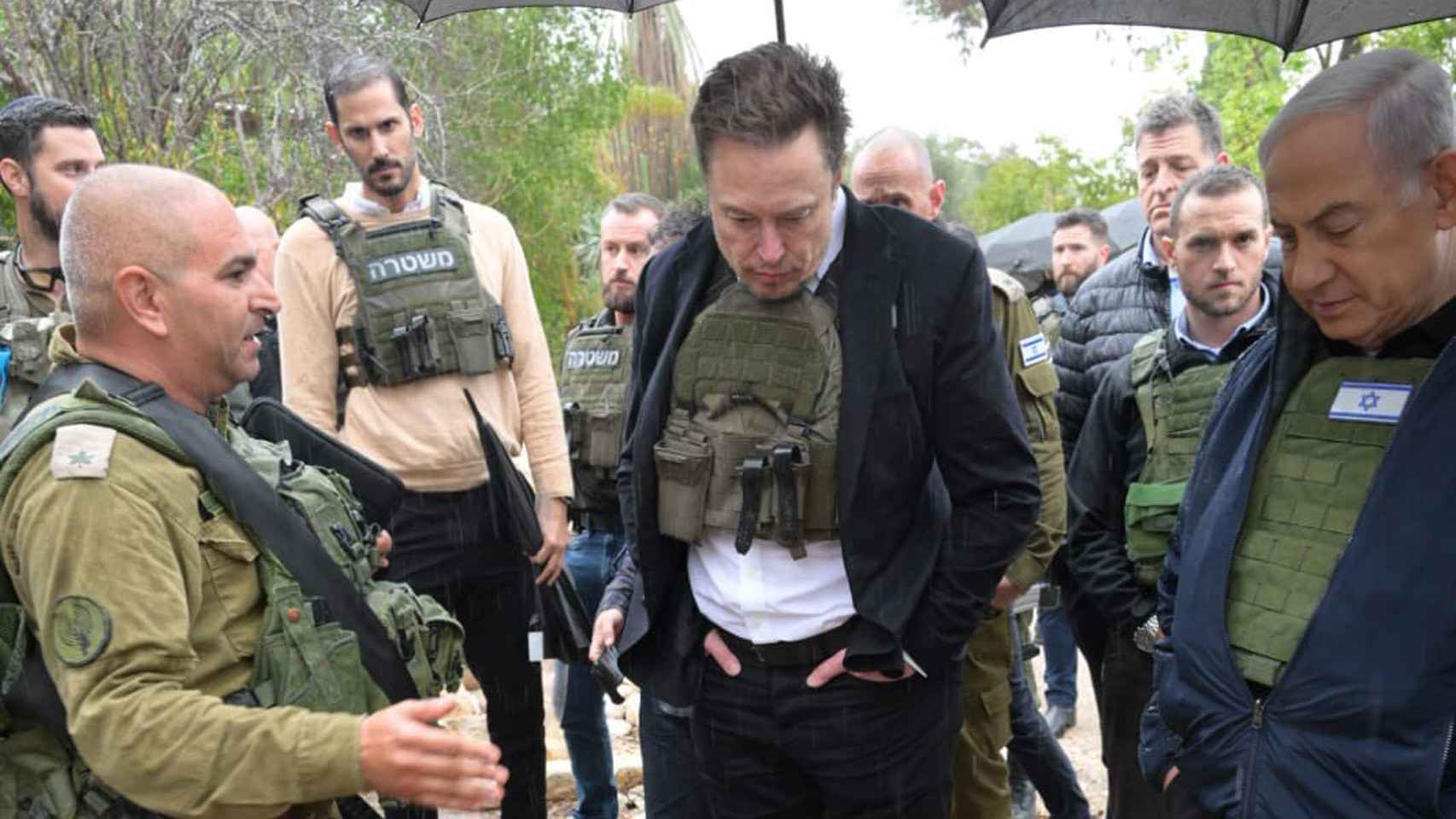 Elon Musk en Israel.