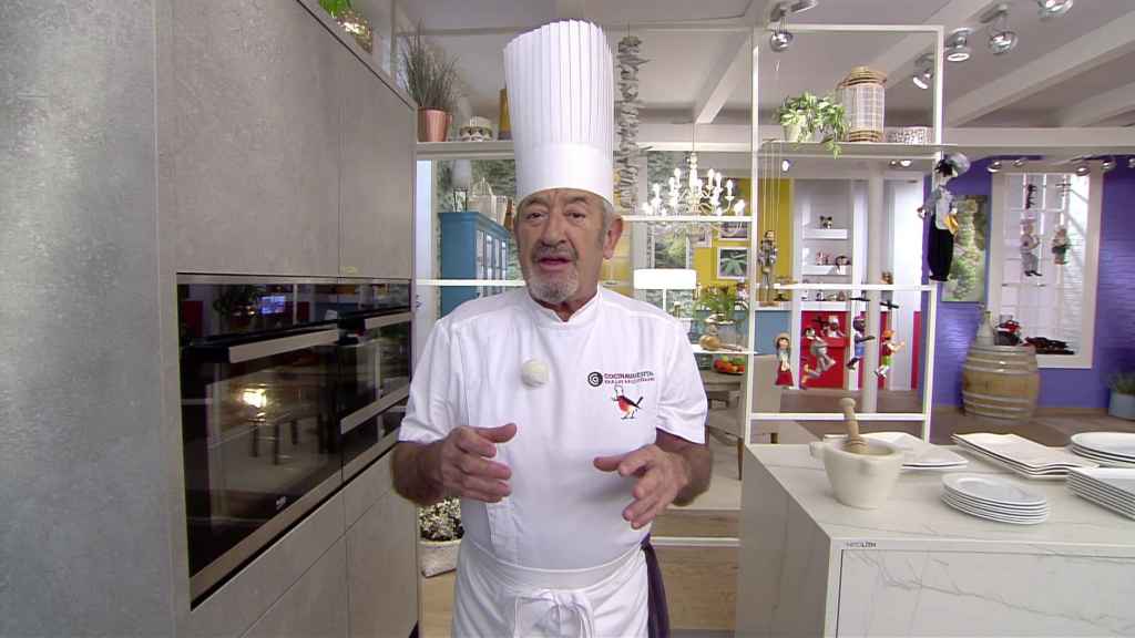 Karlos Arguiñano en su programa 'Cocina abierta' de Antena 3.