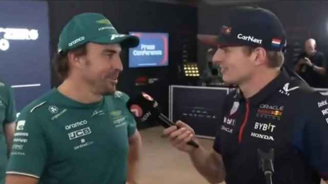 La 'entrevista' de Verstappen a Fernando Alonso