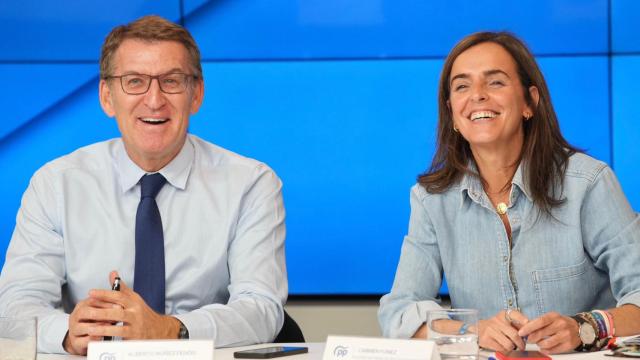 Alberto Núñez Feijóo junto a Carmen Fúnez. Foto: Carmen Fúnez.