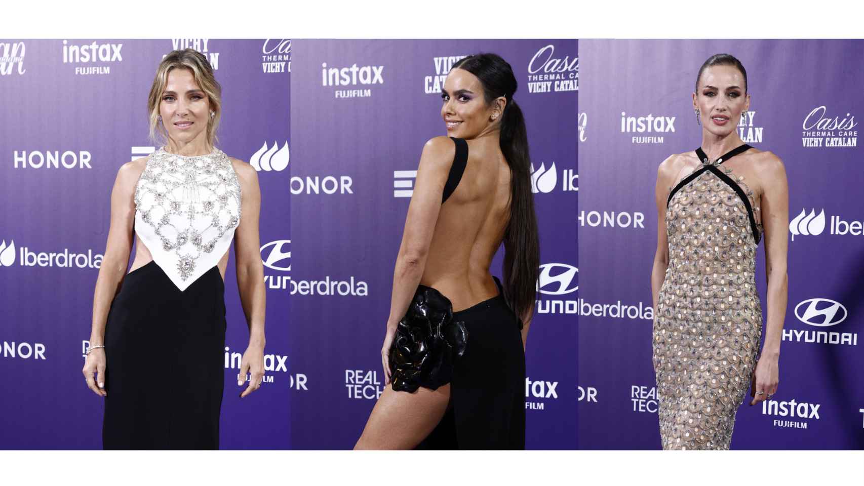 Del look bicolor con pedrería de Elsa Pataky al sensual vestido de Cristina Pedroche: todos los looks de los premios Woman 2023