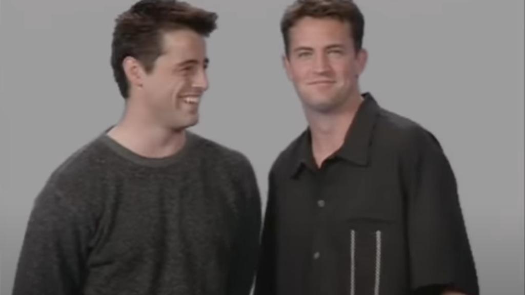 El desconocido vídeo de Matthew Perry y Matt LeBlanc que os hará reír y llorar al mismo tiempo