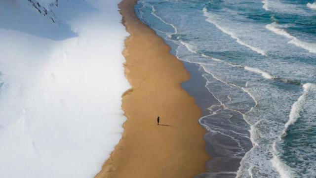 Playa en Hokkaido.