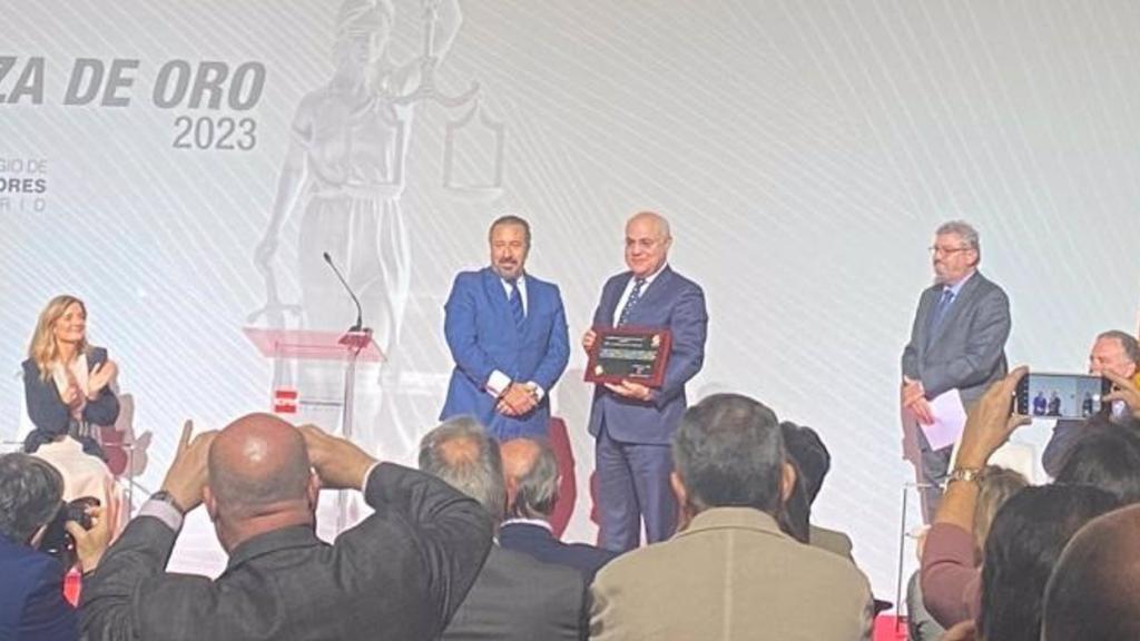 El juez Pablo Llarena, premiado con la Balanza de oro del Ilustre Colegio de Procuradores de Madrid