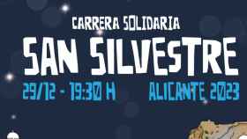 El cartel de la carrera solidaria de San Silvestre.