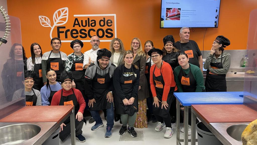 Alumnos del ciclo alimentario promovido por Impulsalicante y Mercalicante.