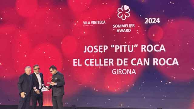 Pitu Roca, sumiller del Celler de Can Roca y Juan Mari Arzak, reciben los nuevos premios de Guía Michelin