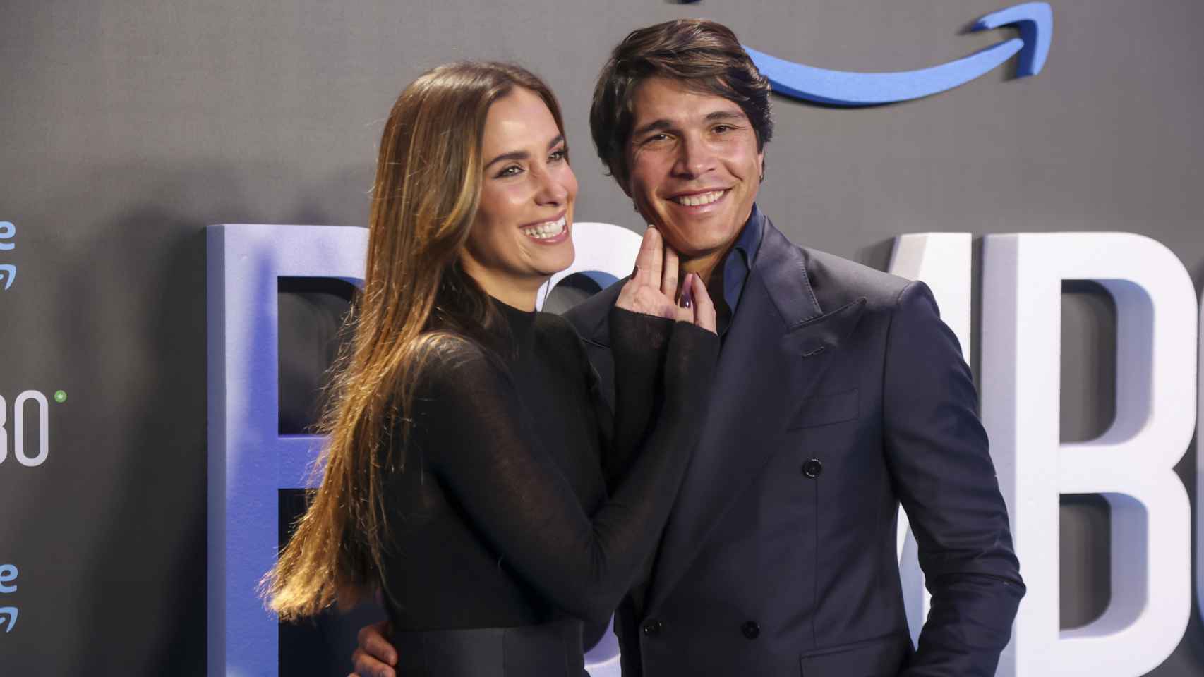 María Pombo y Pablo Castellano en la 'premiere' de 'Pombo'.