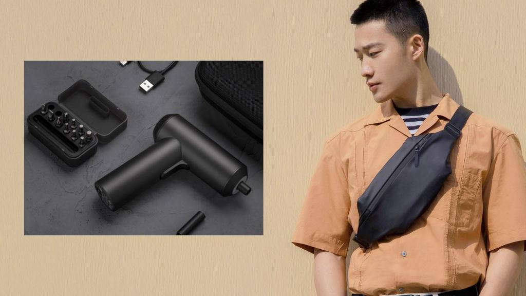 Riñonera y destornillador eléctrico de Xiaomi