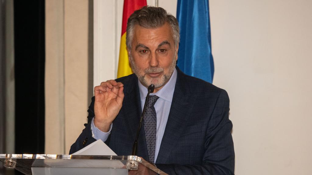 El periodista Carlos Alsina durante su discurso en los Premios Cerecedo