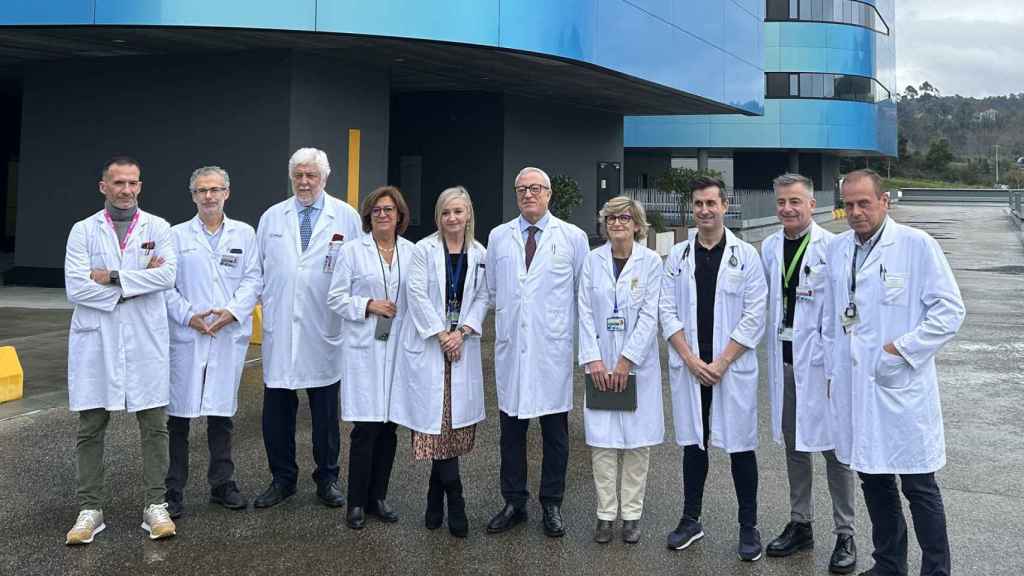 Parte del equipo médico del área durante la presentación de los resultados.