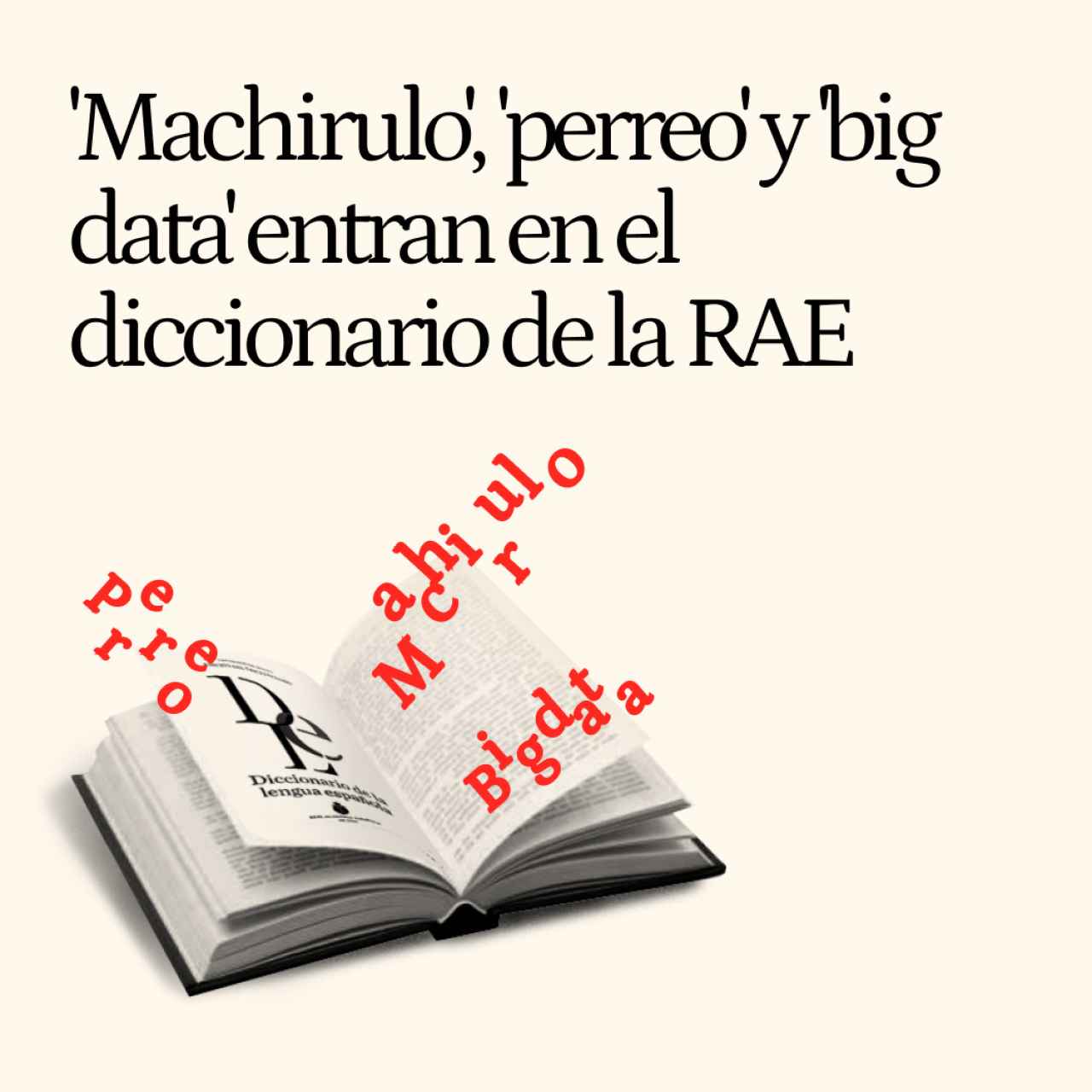 'Machirulo', 'perreo', 'big data', 'no binario' y 'sinhogarismo' entran en el diccionario de la RAE