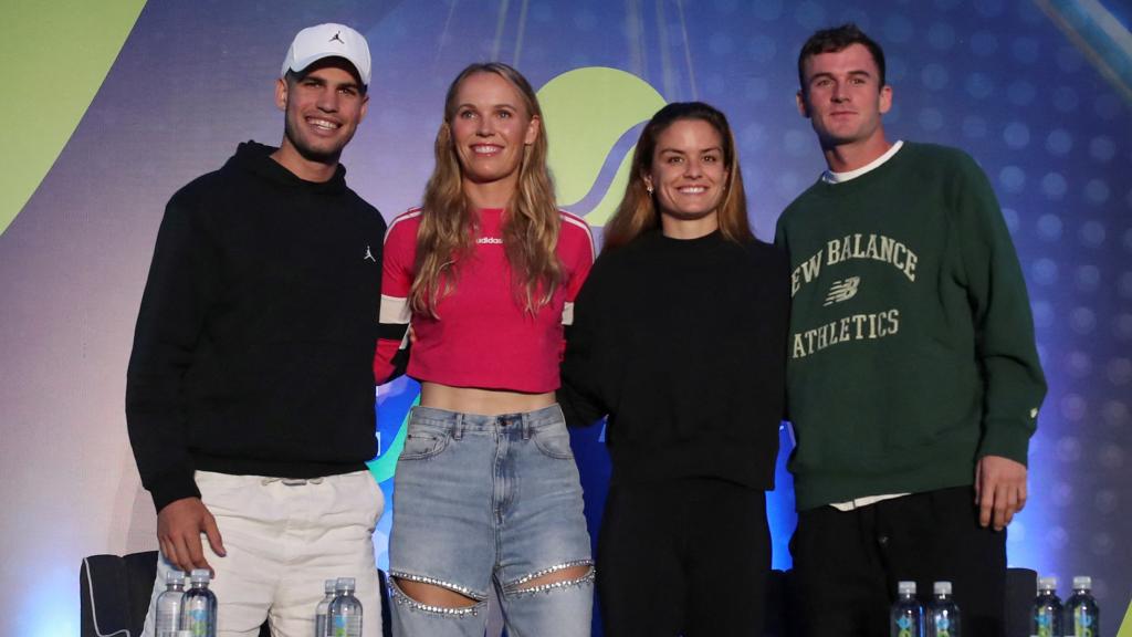 Alcaraz, Wozniacki, Sakkari y Tommy Paul