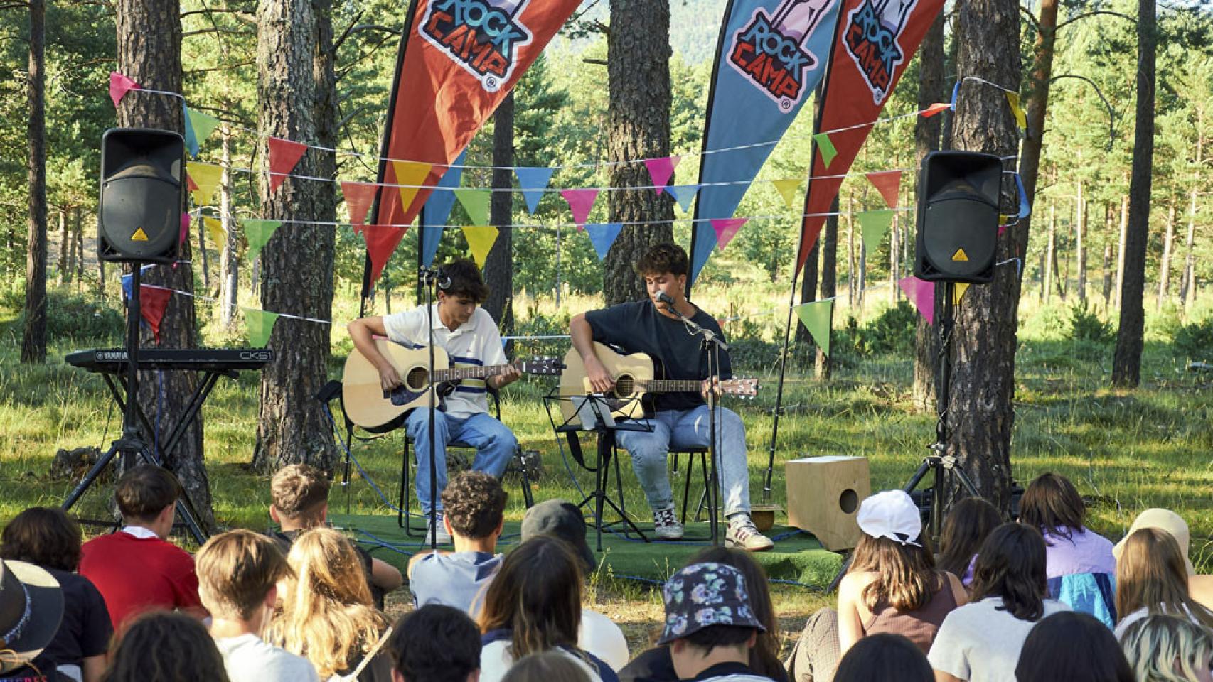 Imagen del campamento de Rock Camp en Soria