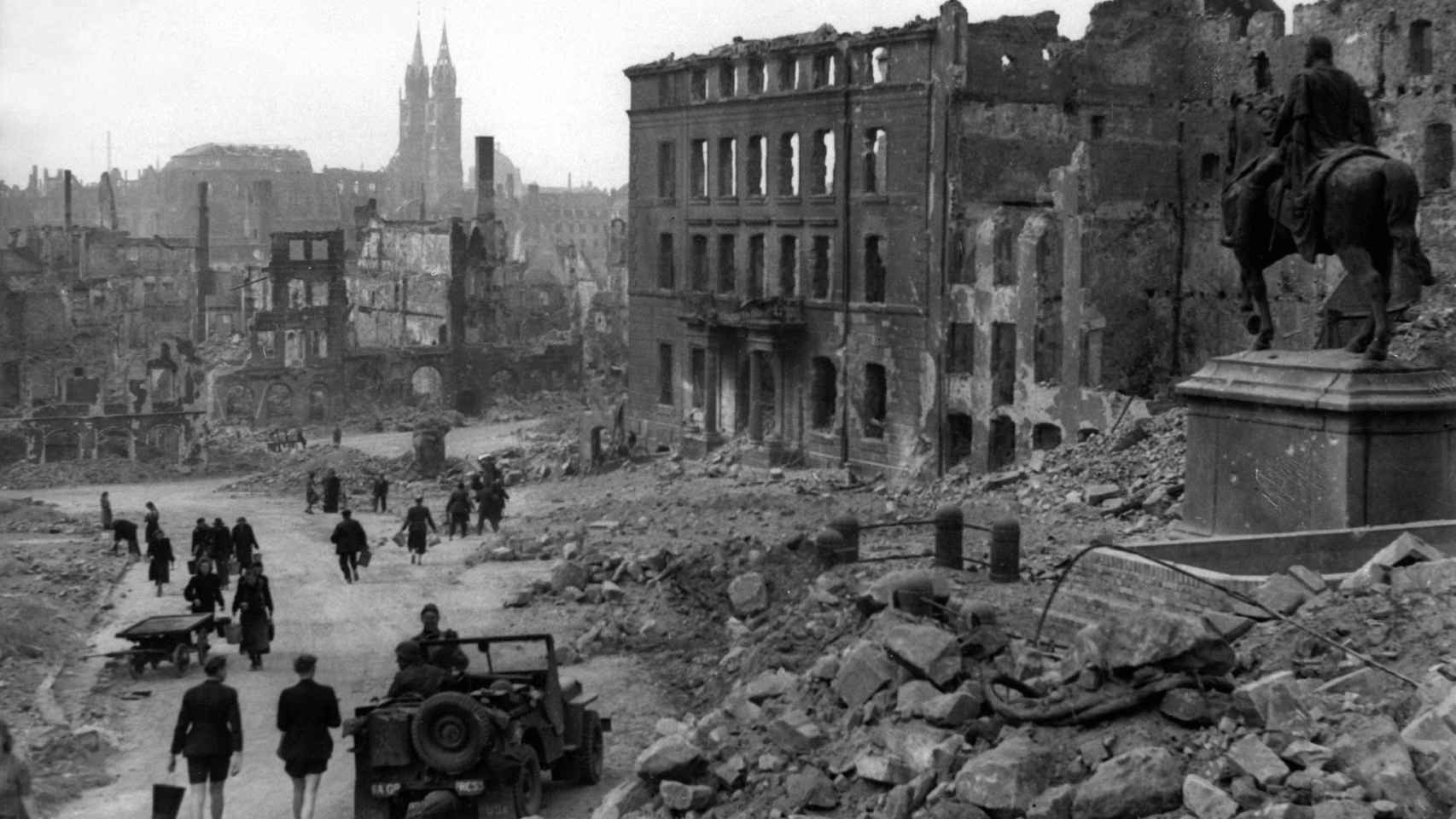 Nuremberg en ruinas. 1945