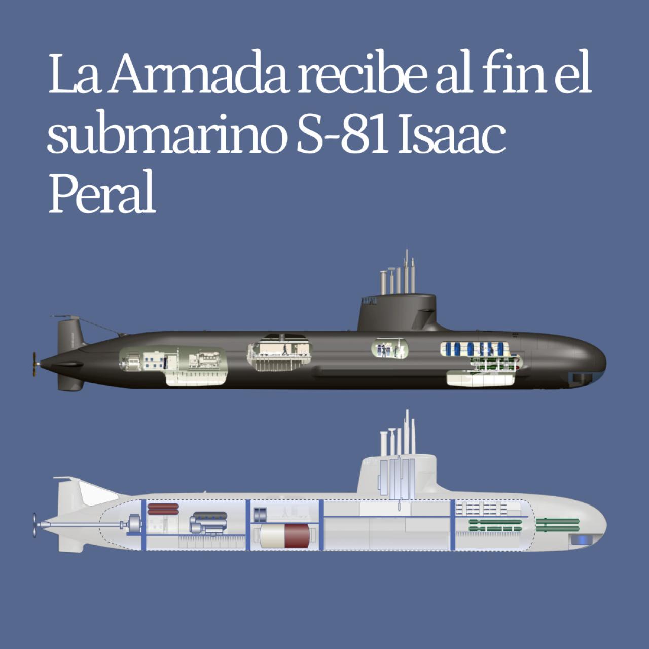La Armada recibe al fin el S-81 Isaac Peral, el submarino que coloca a España en la élite mundial