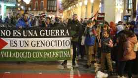 Imagen de la concentración celebrada este miércoles en Valladolid.