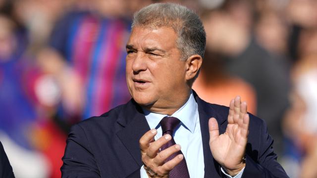 Joan Laporta, presidente del FC Barcelona